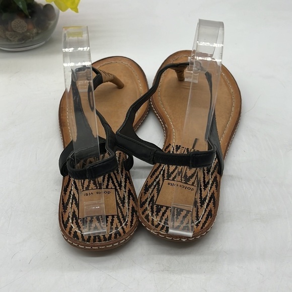Dolce Viita Tan Black Thone Sandal Size 7 BSN4074 - Picture 4 of 7